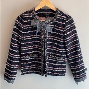 NWT Rare Tweed J. Crew blazer with bows